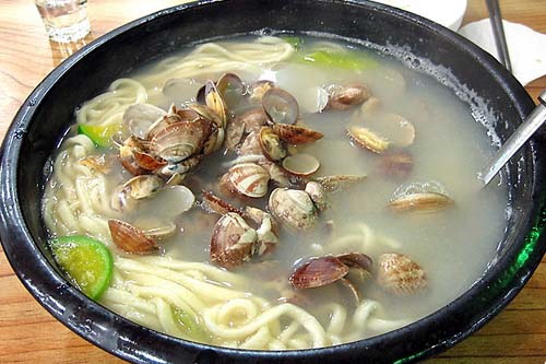 물오름바지락칼국수