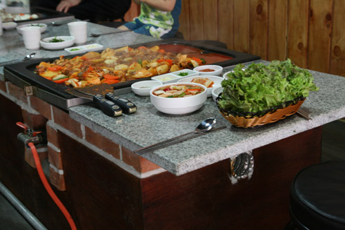 원삼골생오리돌구이