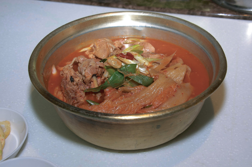 박지윤양푼김치찌개