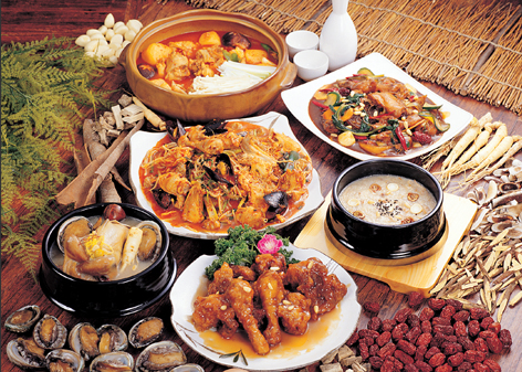 명품한방삼계탕