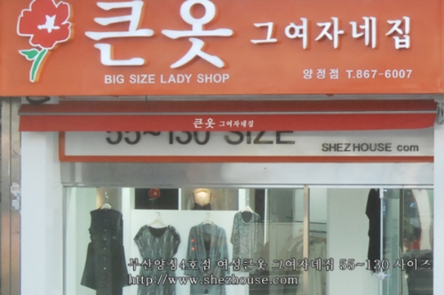 큰옷그여자네집양정점