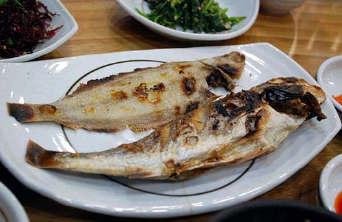 솔잎생선구이