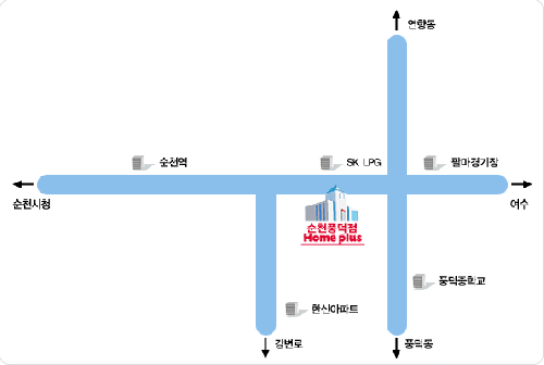홈플러스 순천풍덕점