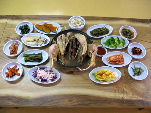 샘물토종닭집