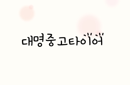 대명중고타이어
