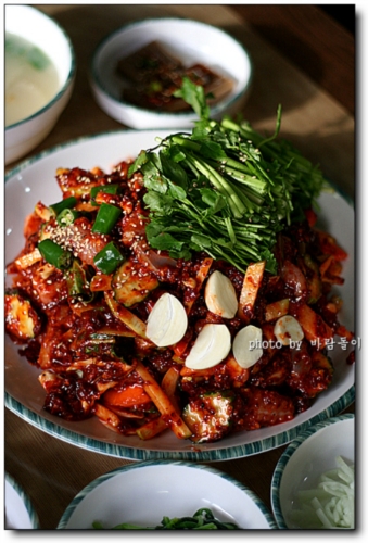 원대오거리가오리무침회전문집부산식당