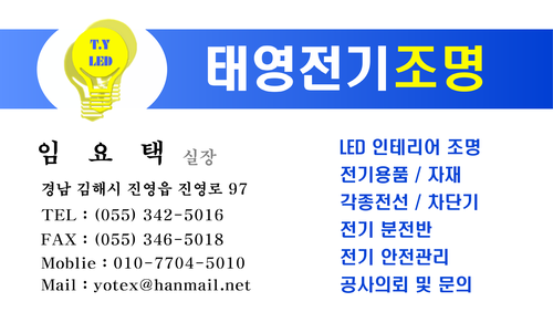 태영전기조명