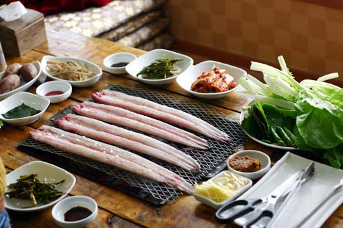 풍천장어만참숯불즉석구이