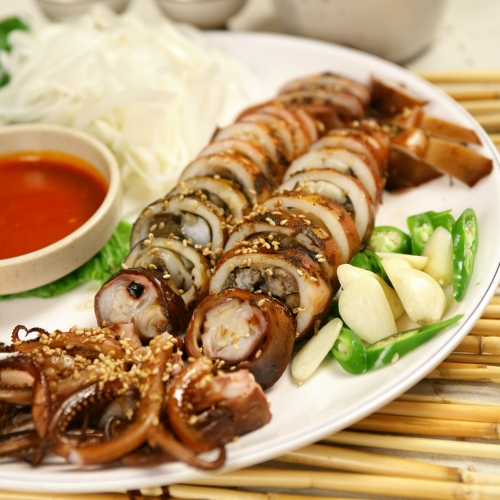 산오징어양푼무침