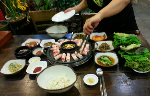 보리쌈밥