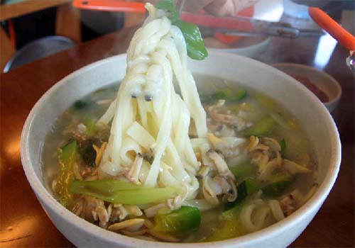 하나바지락칼국수