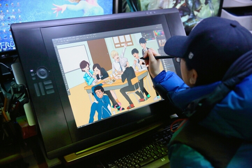 애니붐만화학원