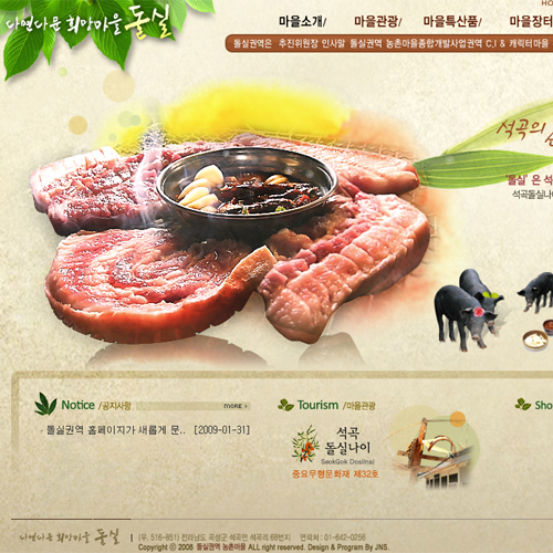 돌실권역 농촌마을