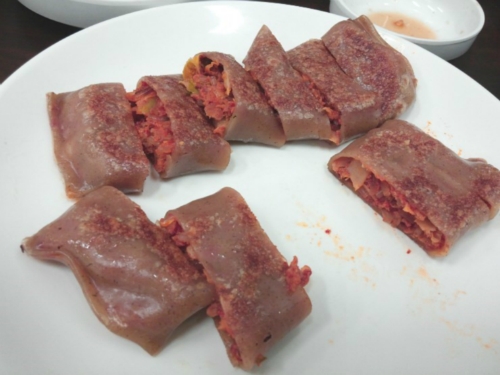밤골막국수