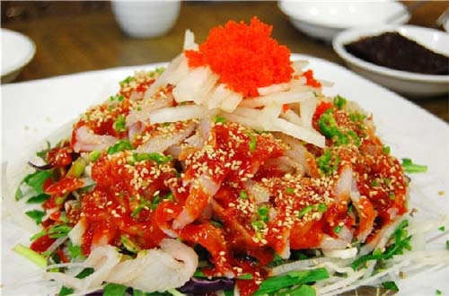 강구막회물회