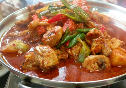 솔막국수