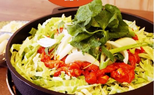 일미닭갈비파전