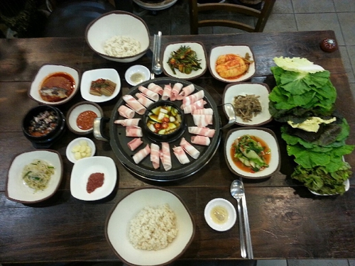 보리쌈밥