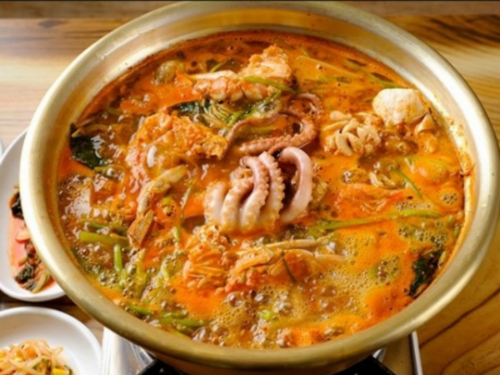 산천골양푼이동태요리