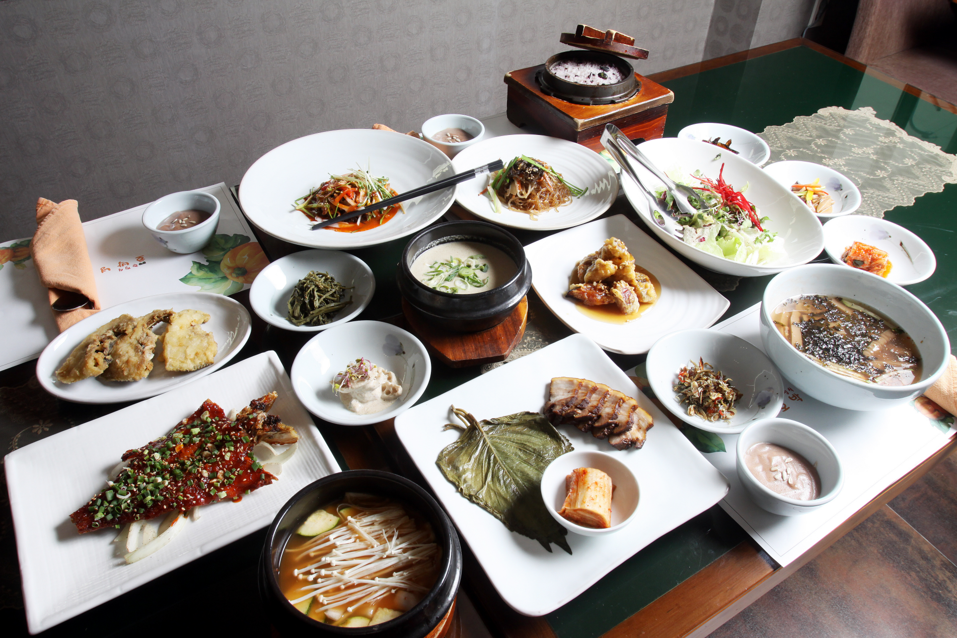 수원한정식 호박넝쿨