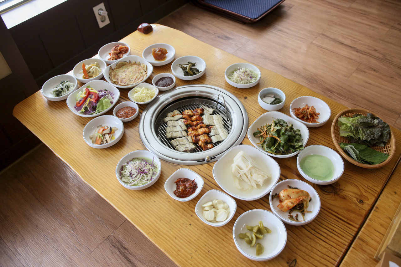 강촌숯불장어구이