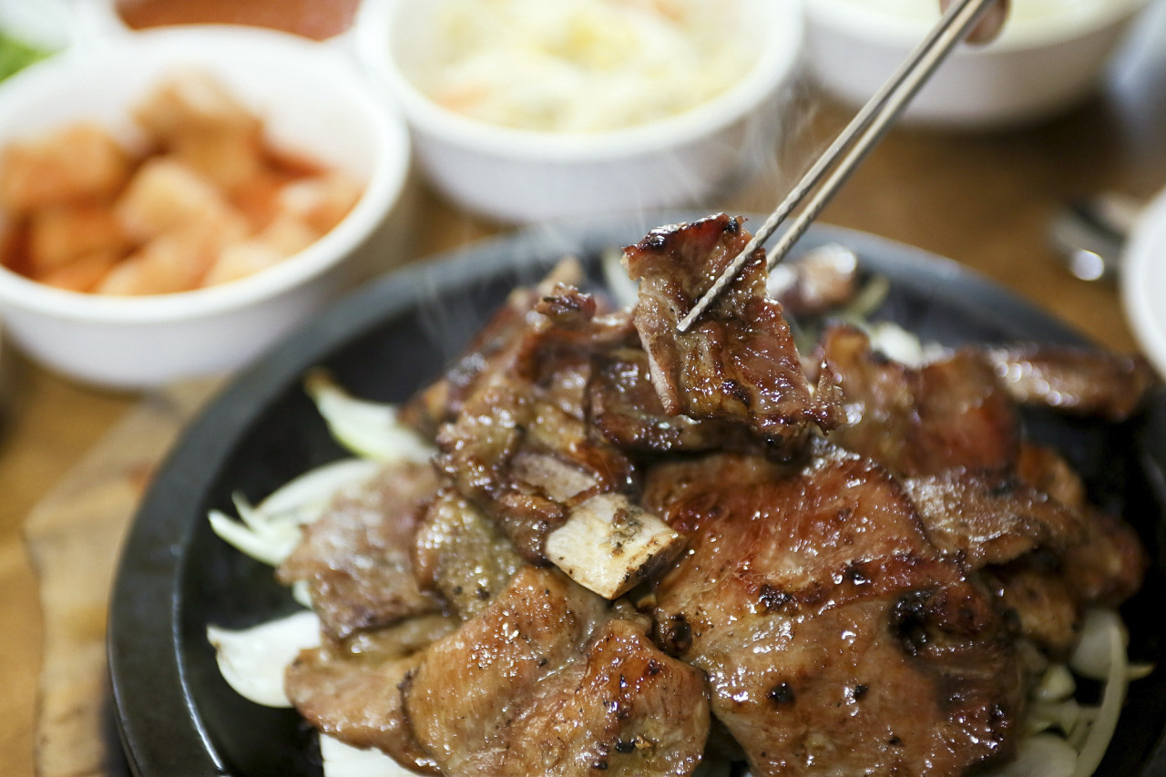 풍성한숯불갈비