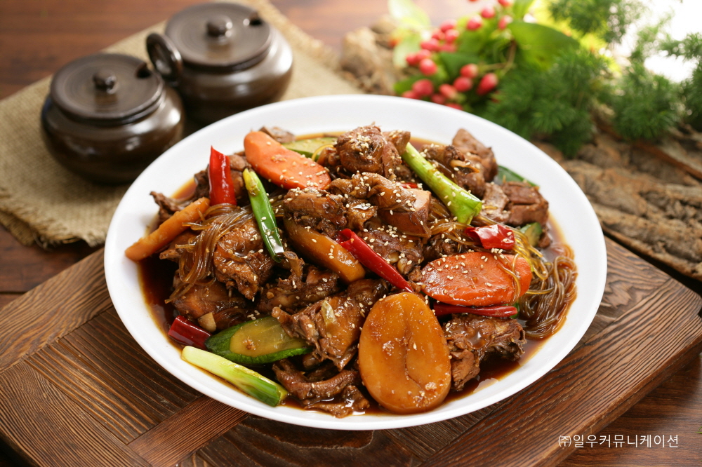 진미참맛찜닭