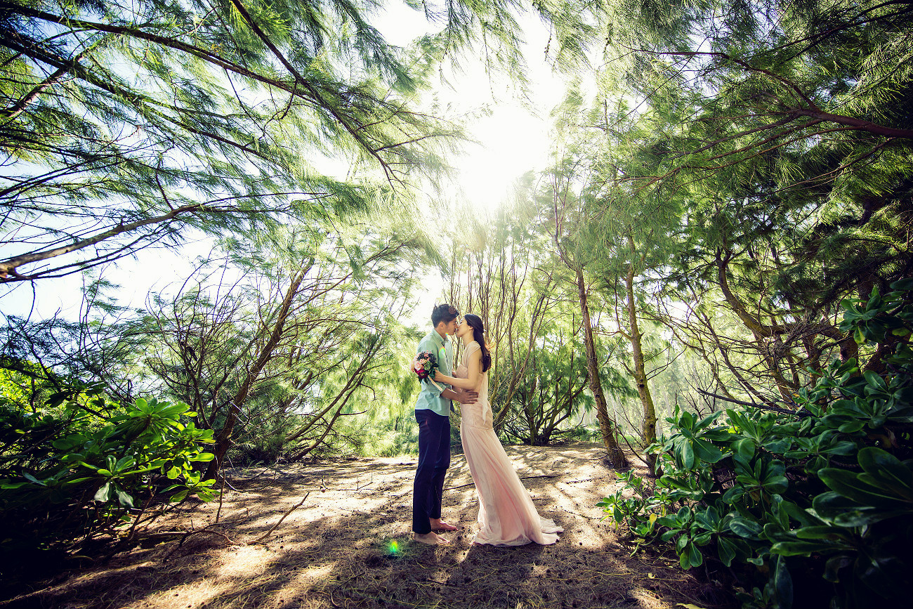 라벨라하와이 하와이 웨딩 스냅 이미지