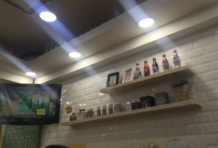 건대멸치국수 내부 또는 관련 모습