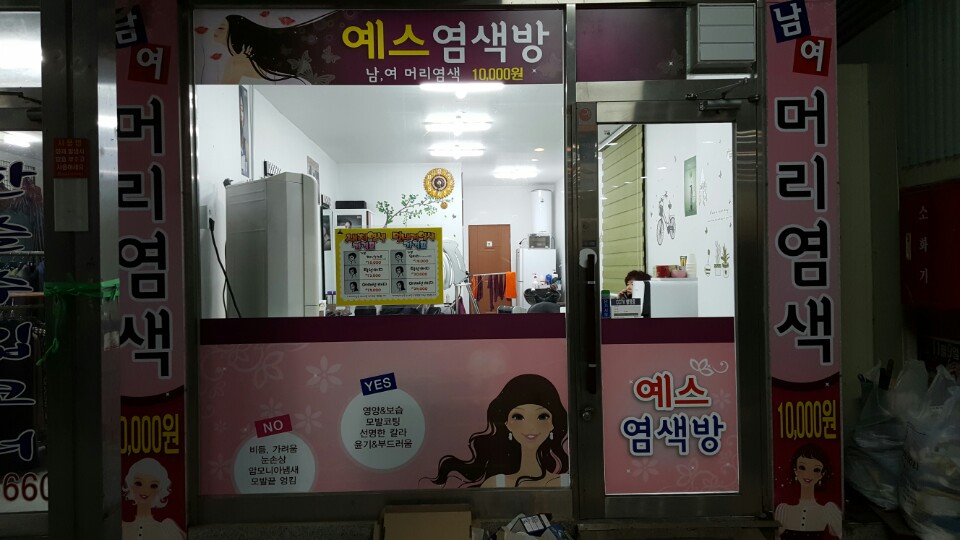 예스염색방