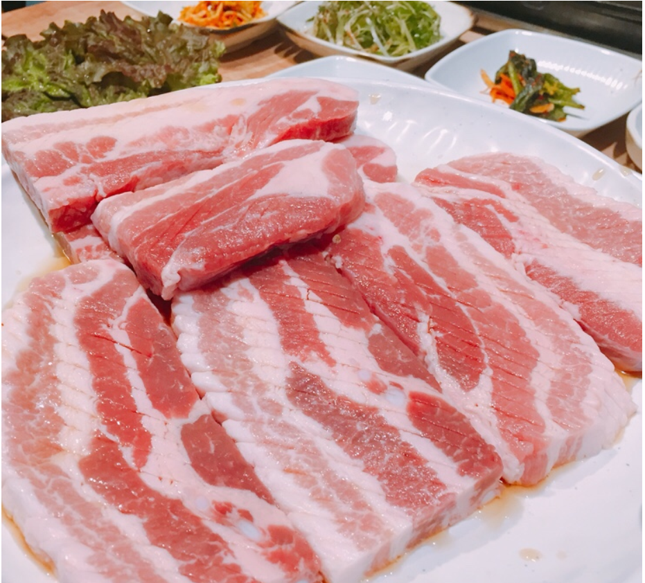멍석 생고기