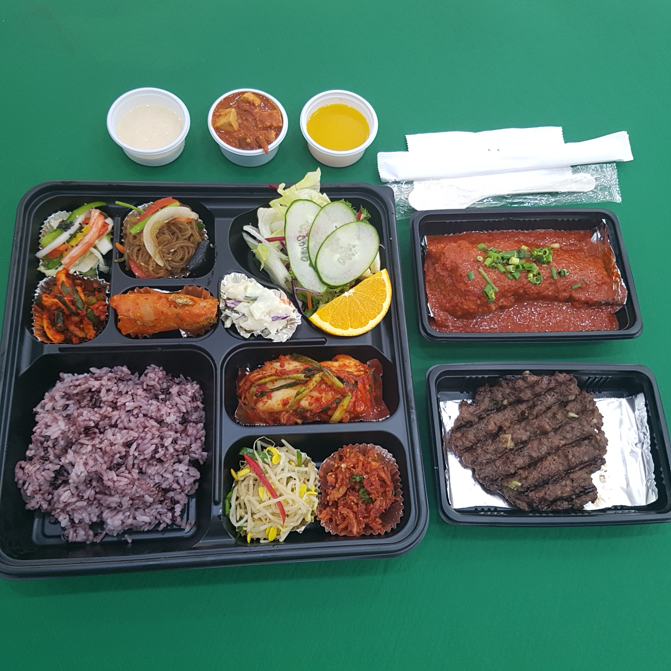 한스소떡갈비한정식 내부 또는 관련 모습