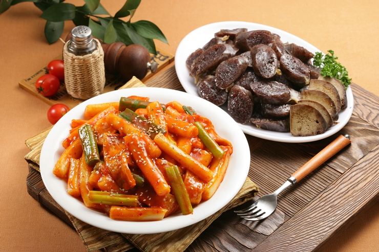 가위바위보떡볶이 내부 또는 관련 모습