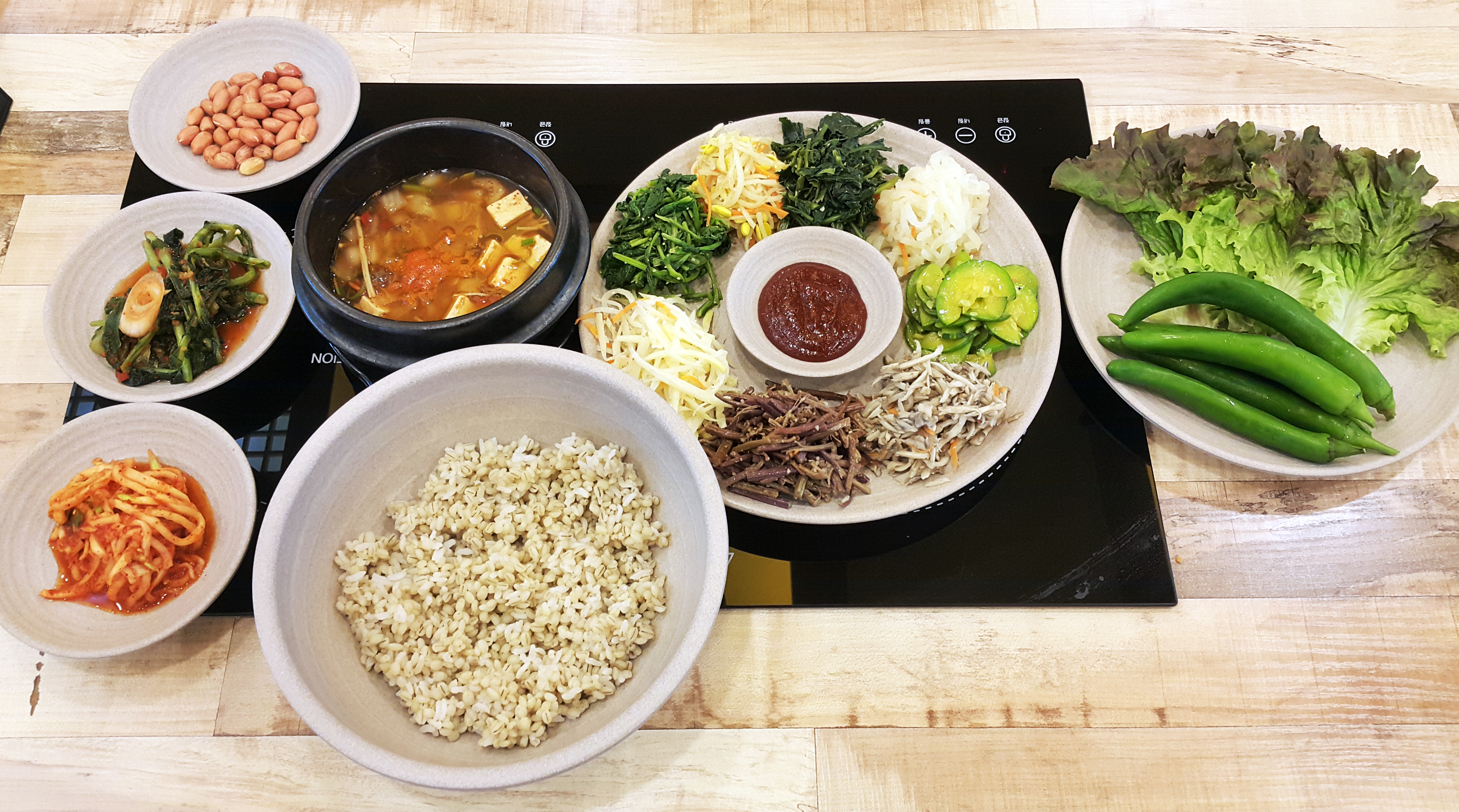 원적산칼국수와보리밥