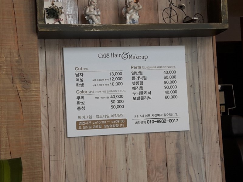 캣츠헤어앤메이컵