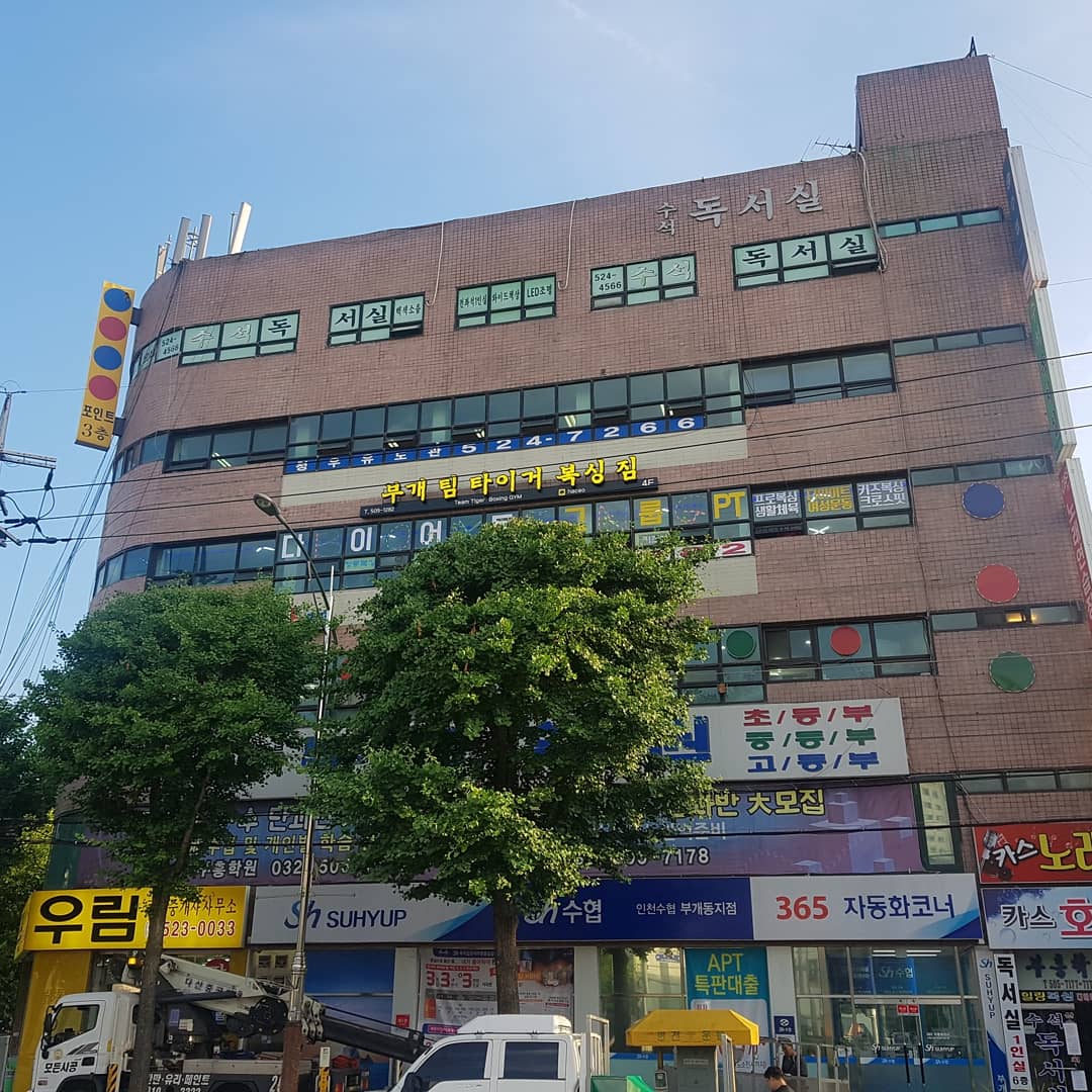 인천 부평구 부흥로 복싱체육관 부개 팀 타이거 복싱 짐 내부 모습 2