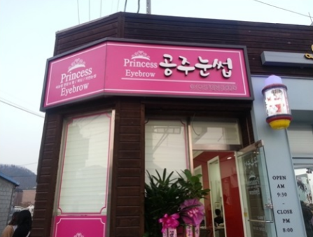 공주눈썹