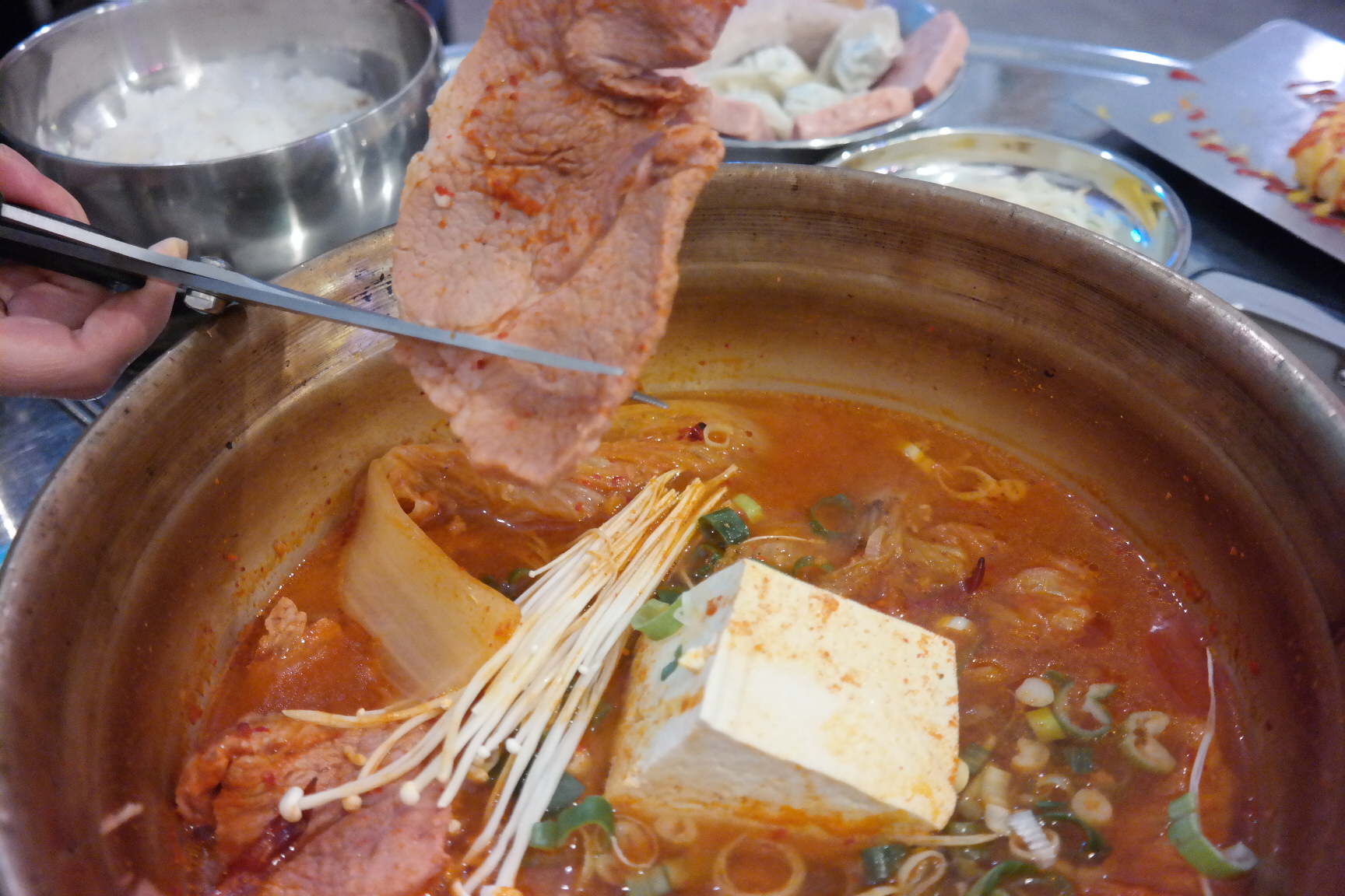 양푼이 김치찌개