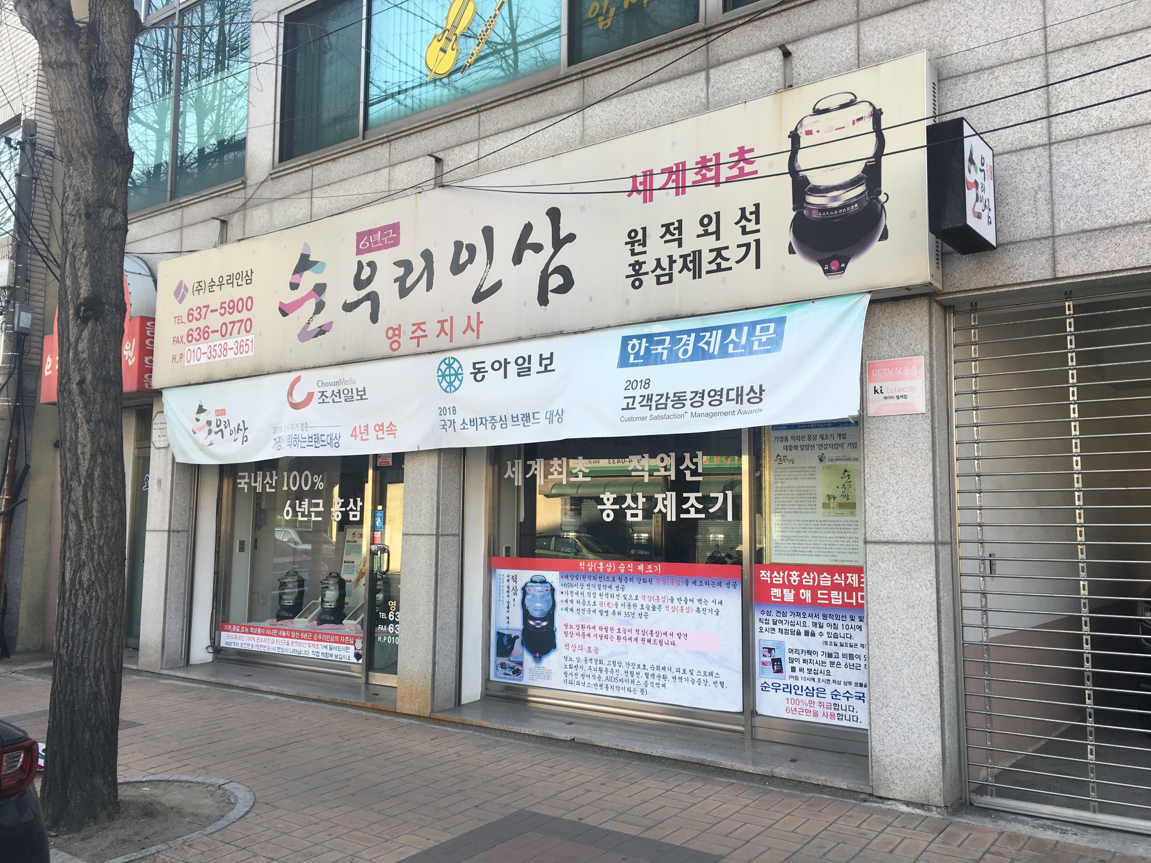순우리인삼 영주지사