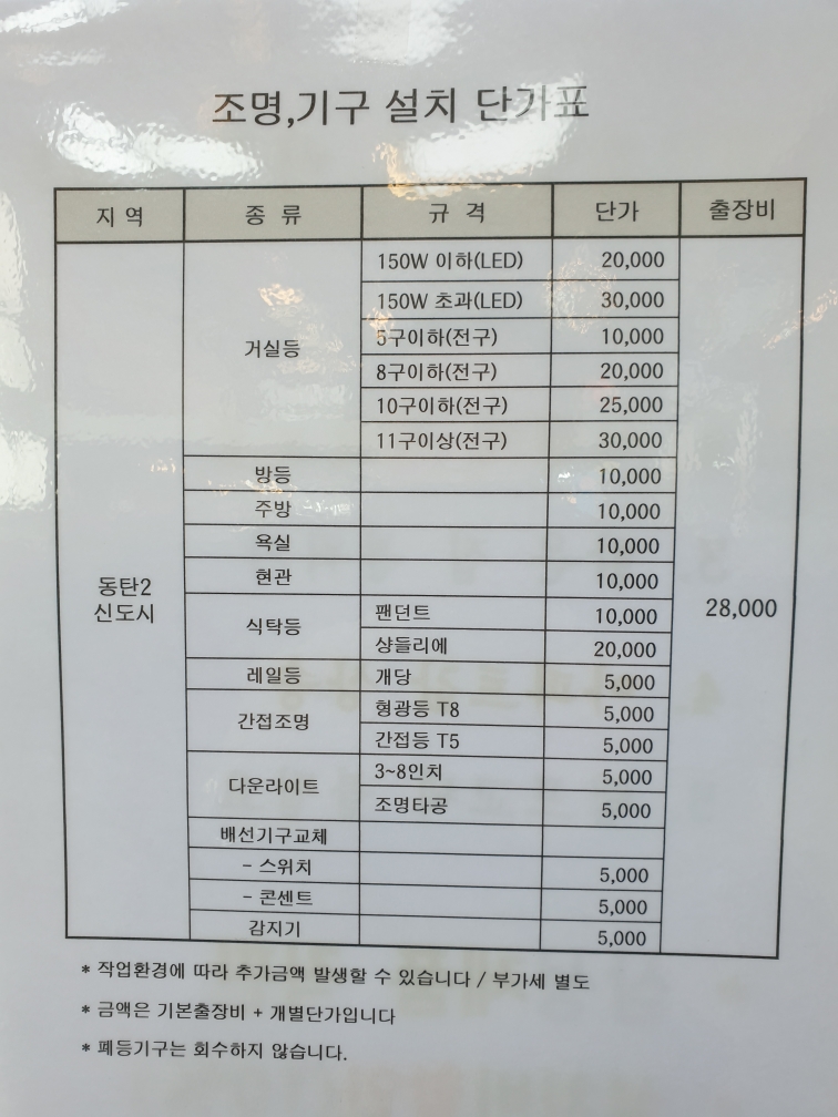 동탄전기자재조명