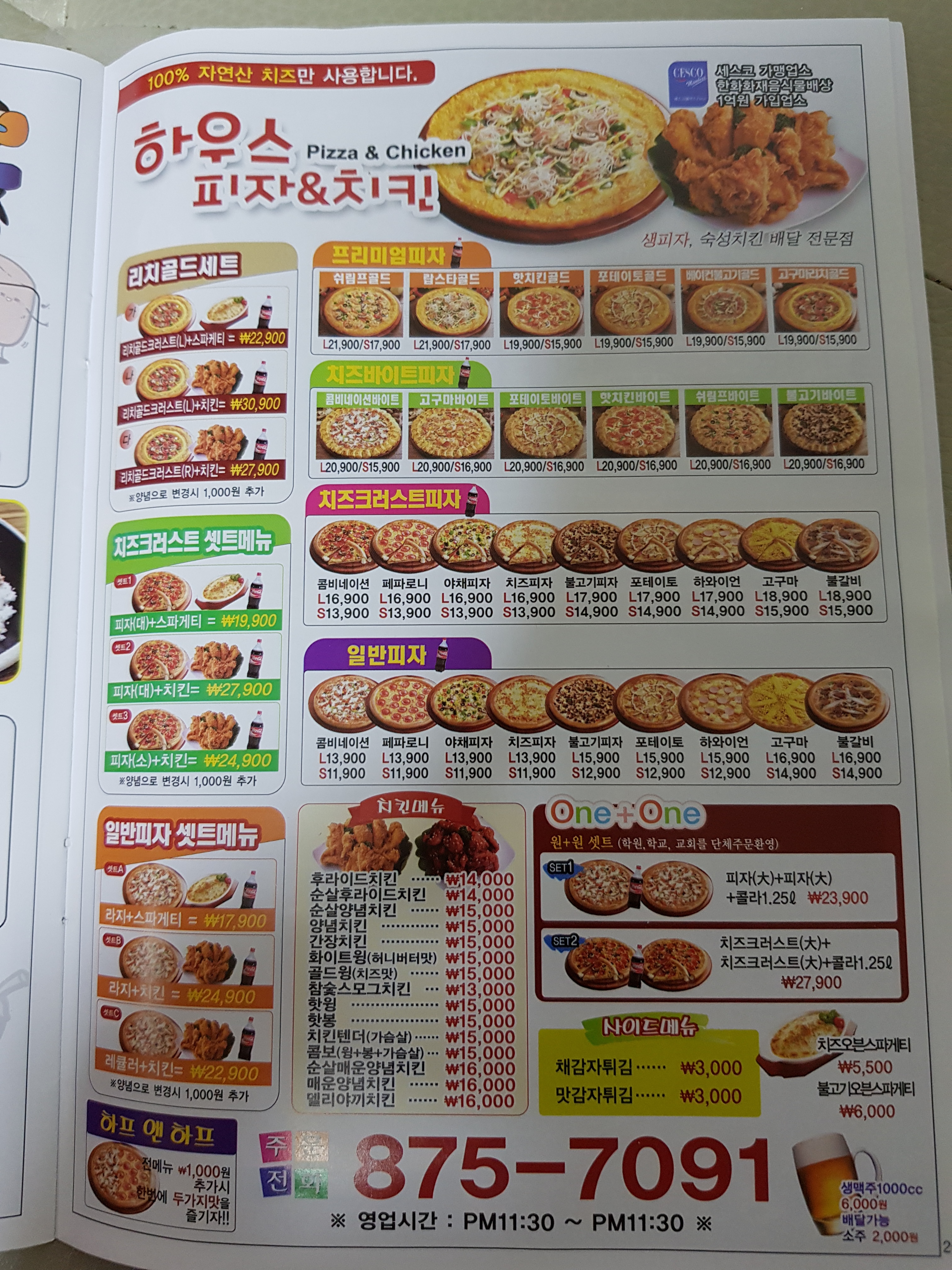 하우스피자치킨