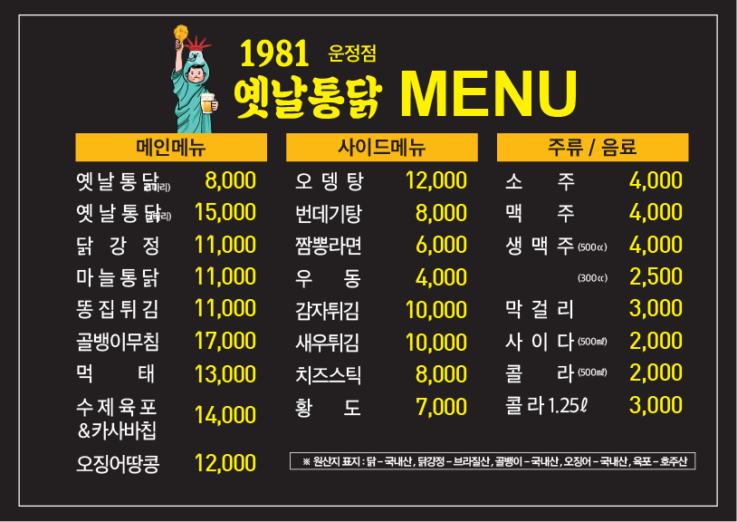 1981옛날통닭 운정점