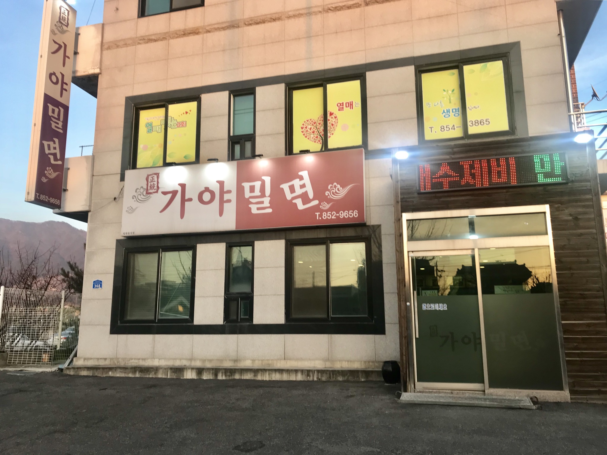 정통가야밀면