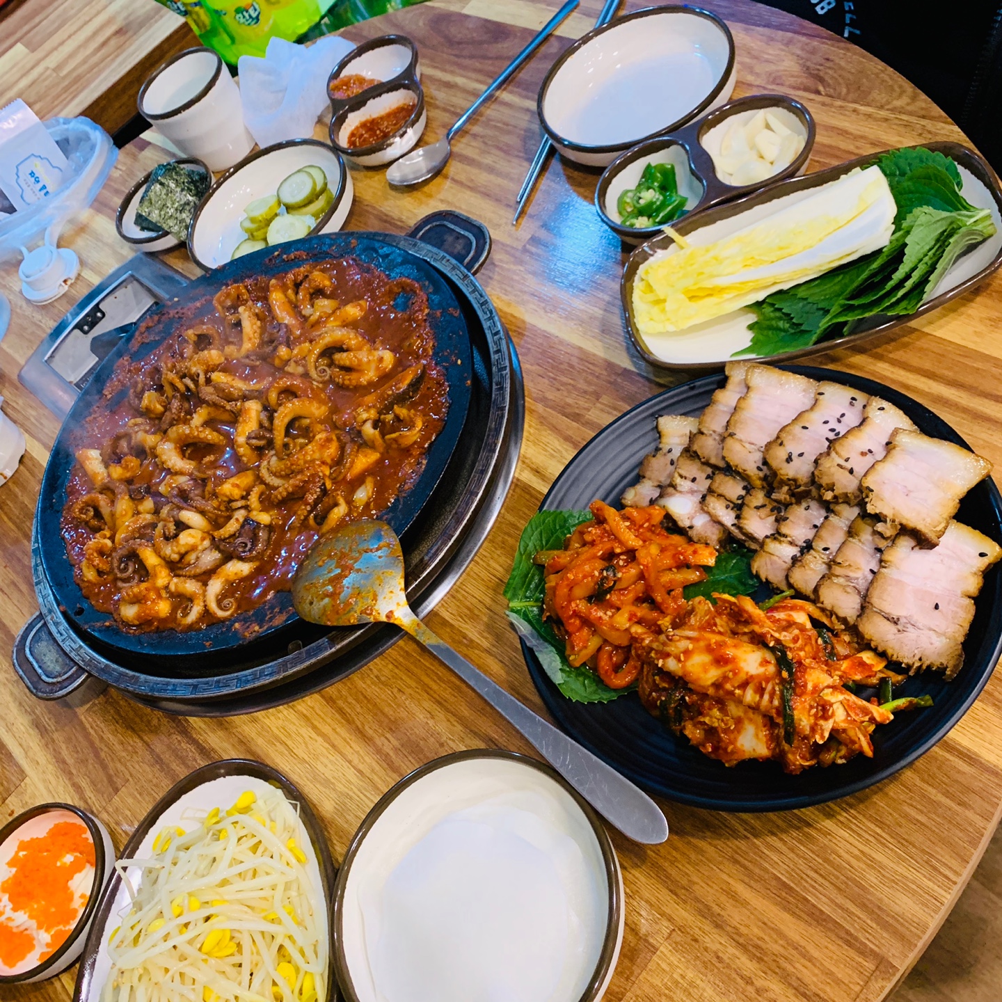불쭈꾸미보쌈