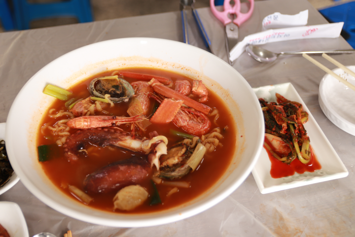 해물라면(사이드)