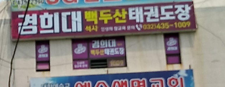 경희대 석사 백두산 태권도