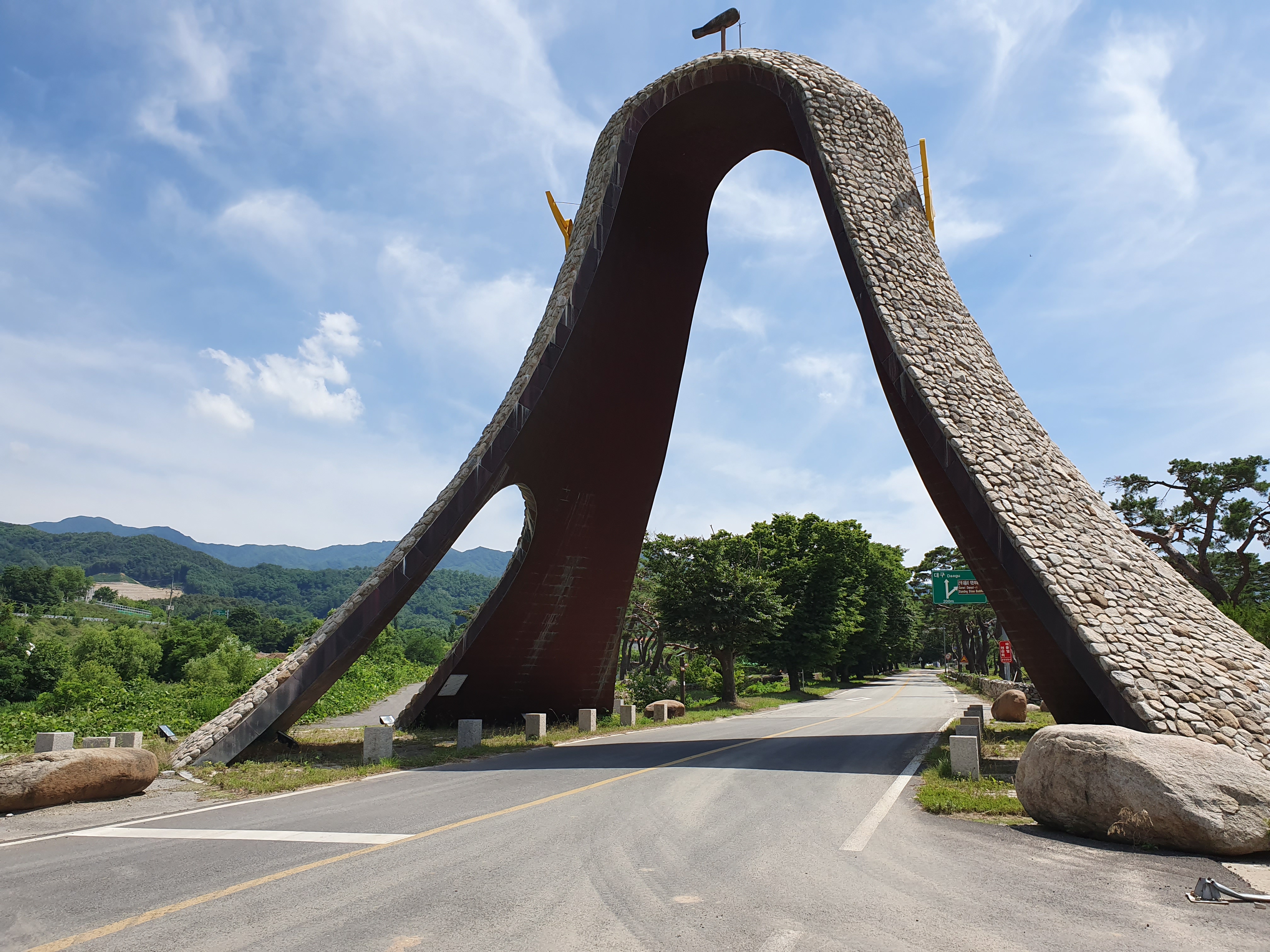 군위솔담길캠핑장 전경 - 팔공산 자락 대구 근교 캠핑장
