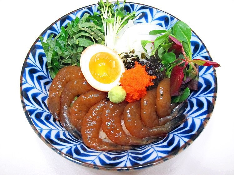 간장에빠진새우