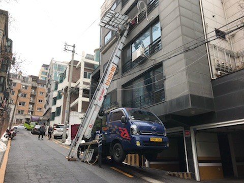 서울 광진구 사다리차 중장비 사다리차비용 사다리차요금표 용달이사비용 고층사다리차 사다리차