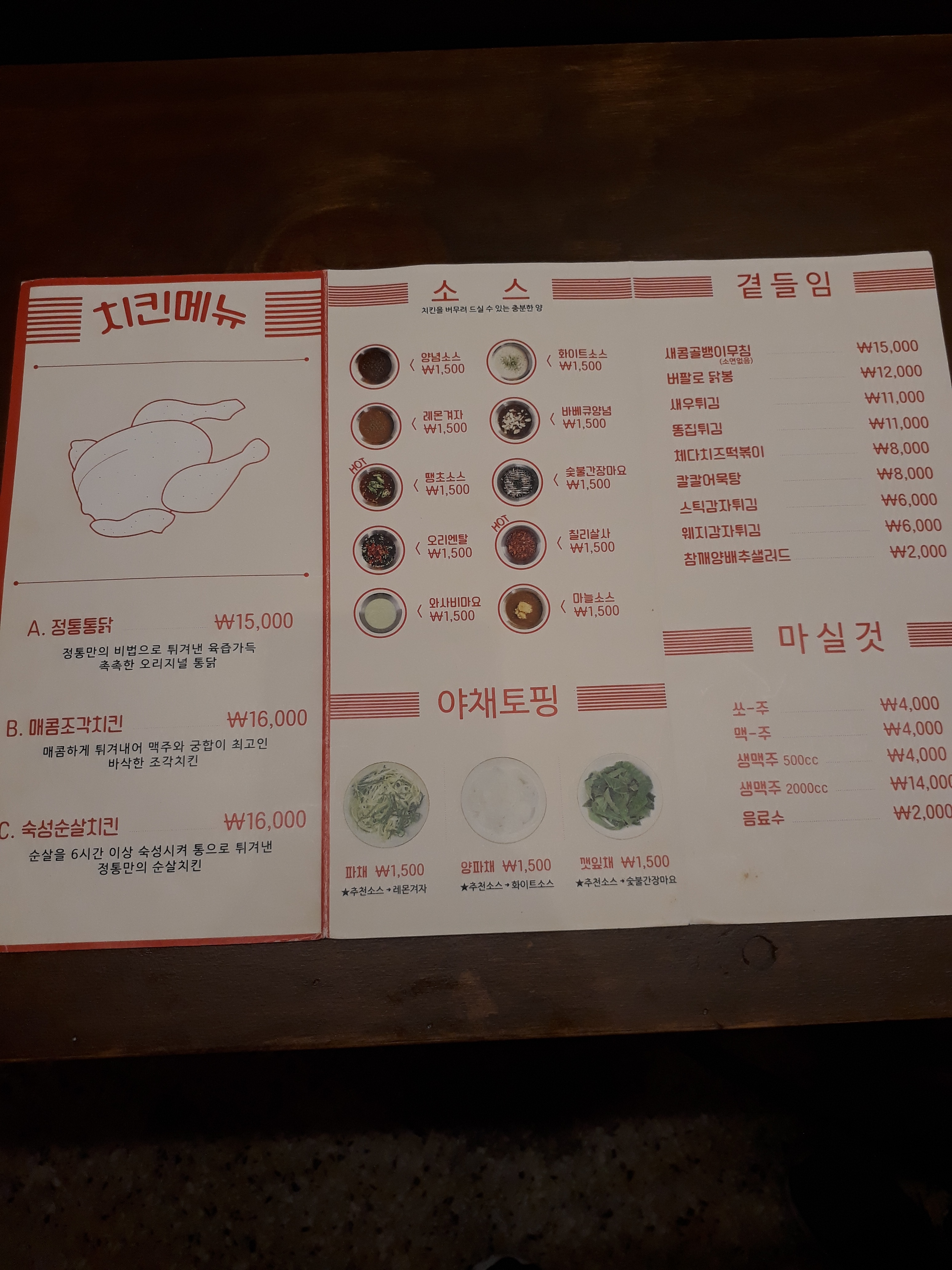 정직한통닭 삼도점